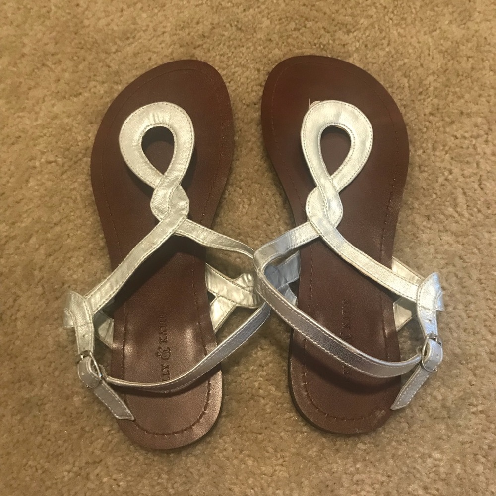 GUC Kelly & Katie Silver Sandals